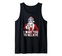 Père Noël Uncle Sam - USA Christmas I Want You to Believe Débardeur