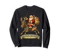 Père Noël Vintage âne progressiste libéral démocrate Sweatshirt