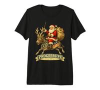Père Noël Vintage âne progressiste libéral démocrate T-Shirt Haut de Gamme