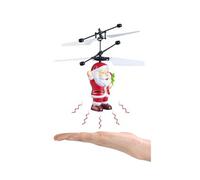 Simulus Père Noël volant à lumière LED multicolore