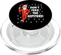 Père Noël Xmas Ugly Christmas Don't Feed The Hipsters PopSockets PopGrip pour MagSafe