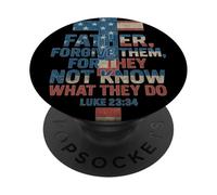 Père, pardonne-Leur, Car Ils ne savent Pas ce qu'ils Font PopSockets PopGrip Adhésif