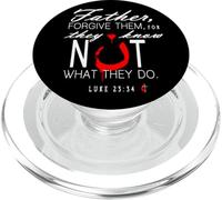 Père, pardonnez-Les, Ils ne savent Pas ce qu'ils Font PopSockets PopGrip pour MagSafe