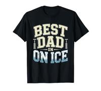 Pere Pecheur sur Glace Lac Gele Peche Blanche T-Shirt