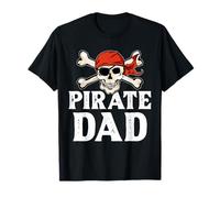 Père Pirate, crâne, os croisé, Chasse au trésor, appréciation de Papa T-Shirt