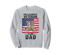 Père vétéran Le vétéran préféré est Mon père, Mon Fils Fier d'enfants Sweatshirt