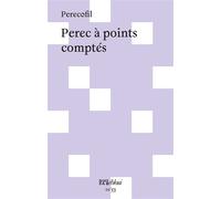 Perec à points comptés - Perecofil - L'oeil Ebloui - relié - Essai