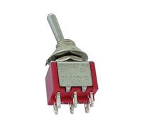 Perel 139664 Interrupteur à bascule, vertical DPDT