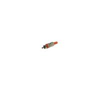 Perel 140786 Fiche RCA, nickelée, rouge