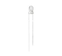 Perel 143614 LED bleues, 3 mm, 2200 mcd, transparent lot de 10