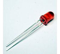 Perel 143729 standard Lampe LED de 5 mm rouge diffus