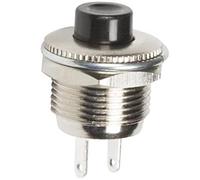 Perel 145227 Interrupteur Poussoir en Noir