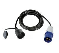Perel Câble adaptateur ECEEA4 pour couplage Schuko vers fiche CEE – 3 m
