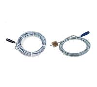 Perel 1911-10 Furet 7 mm 10 m Multicolore & Silverline 342654 Furet Manuel avec Brosse, Silver