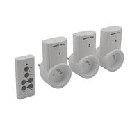 Perel 7500-3N2 Jeu de 3 Prises avec télécommande