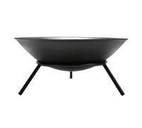 Perel Brasero, avec Support, 3 Pieds, Rond, 26 x Ø 56 cm, Fonte, Noir