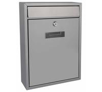 Perel Boîte à lettres Ibiza Argenté BG40003