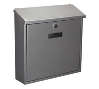 Perel BOÎTE AUX LETTRES - MONACO - ARGENT - 36,8 x 36,5 x 10 cm