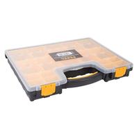 Perel Boîte de rangement en plastique avec bacs amovibles - 420x335x65 mm - 9,1 L