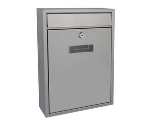 Perel BOTE AUX LETTRES - IBIZA - ARGENT - 36 x 26 x 8 cm