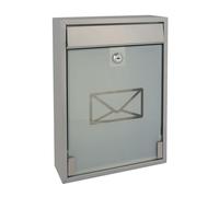 Perel BOTE AUX LETTRES - MILAN - ARGENT - 36 x 26 x 8 cm