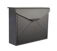 Perel BOTE AUX LETTRES - VERONA - NOIR TERNE - 38 x 29 x 11,5 cm