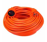 Cable électrique 2P+T 40.00 m orange