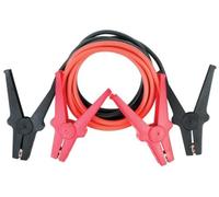 Perel Câbles de démarrage voiture 16 mm² 220A 3 m, 12V 24V kit de secours pour moteurs essence jusqu’à 2500 cc, pinces isolées, certifié TÜV GS DIN, avec sac