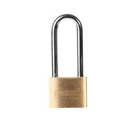 Perel Tools – Cadenas à anse haute 40 x 70 mm, laiton massif, 3 clés