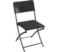 Perel Chaise pliante - aspect rotin