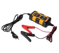 Perel Chargeur de Batterie/Entretien, pour Batteries au Plomb-Acide 12 V, avec Affichage d'état de Charge LED, pour Voiture, Moto, Scooter, Camping-Car