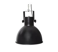 Perel Chauffage de terrasse suspendu, 1500 W, carbone, à suspendre, avec chaîne de suspension, 1 niveau de chauffe, protection contre les jets d'eau, design industriel, métal, noir