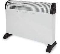 Perel Chauffage par convecteurs, intérieur, trois niveaux de chauffage, turbo-ventilateur, minuterie, 2000 W