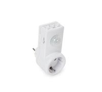 Perel Connecteur intermédiaire avec capteur crépusculaire, réglable, angle de détection 160°, zone de détection 9