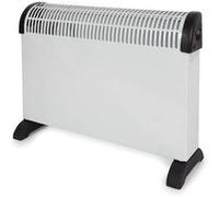 Perel Convecteur électrique 2000W, 3 niveaux, thermostat, IP20, portable ou mural