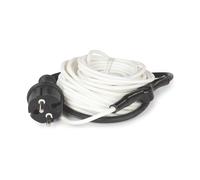 Perel Cordon chauffant antigel pour tuyauterie, avec thermostat, usage intérieur et extérieur, IP68, 12 m