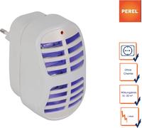 Perel Destructeur d'insectes, électrique, LED UV, grille haute tension 900 V, 20 m², blanc