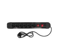 Perel EBP06N Bloc 6 prises avec protection contre les surcharges