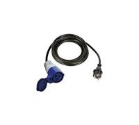 Perel eceec-3 adaptateur câble schuko cee - 3m