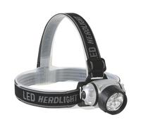 Perel Tools Lampe frontale EHL12 7 LEDs ultra lumineuses Blanc Medium