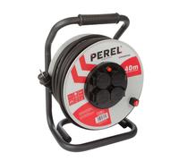 Perel ENROULEUR PROFESSIONNEL NOPRNE - 40 m - 3G2.5 - 4 PRISES - TERRE FRANAISE