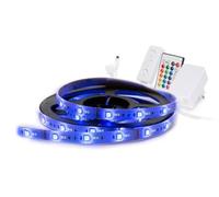 Perel Ensemble avec bande LED intelligente WiFi, 450 LEDs, luminosité et température de couleur réglables, 5 mètres de long, couleurs RGB, blanc chaud et blanc froid, créez l'ambiance parfaite avec le