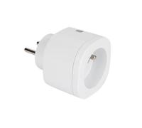 Perel Fiche WiFi Smart 2,4 GHz broche de mise à la terre 230V blanc