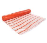 Perel Filet de sécurité clôture Chantier Rouleau Orange 1m x 50m Filet Plastique barrière temporaire pour travaux site Festival événement Sportif HDPE Solide léger