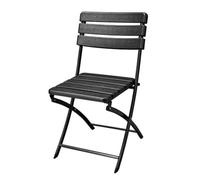 Perel Folding Chair Wood Chaise de Camping Noir FP165W Charge (Poids) Max. 300 kg