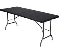 Perel folding table rattan Table de camping noir FP180R Charge (poids) max. 100 kg