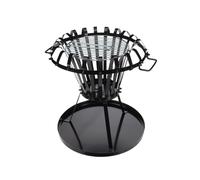 Perel FOYER À BÛCHES AVEC CENDRIER - ROND