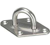 Perel Pontet sur Platine, Acier Inoxydable, diamètre 8 mm, Hauteur 80 mm, Largeur 50 mm