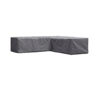 Housse de Protection pour Salon en Forme de L - Perel Garden - OCLSL215 - Noir - Respectueux de l'environnement