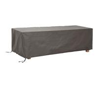 Perel Housse de table extérieure 305×110×75 cm étanche, résistante aux UV pour tables jusqu'à 300 cm